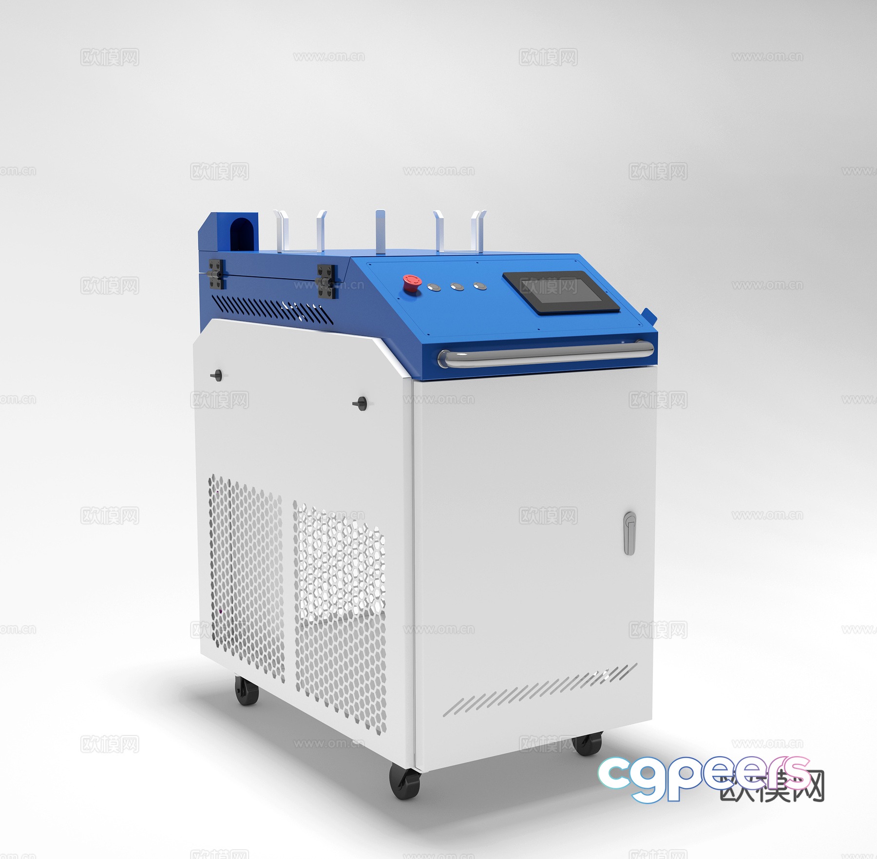 Modern machinery and equipment console equipment 3d model Modern machinery and equipment console equipment 3d model