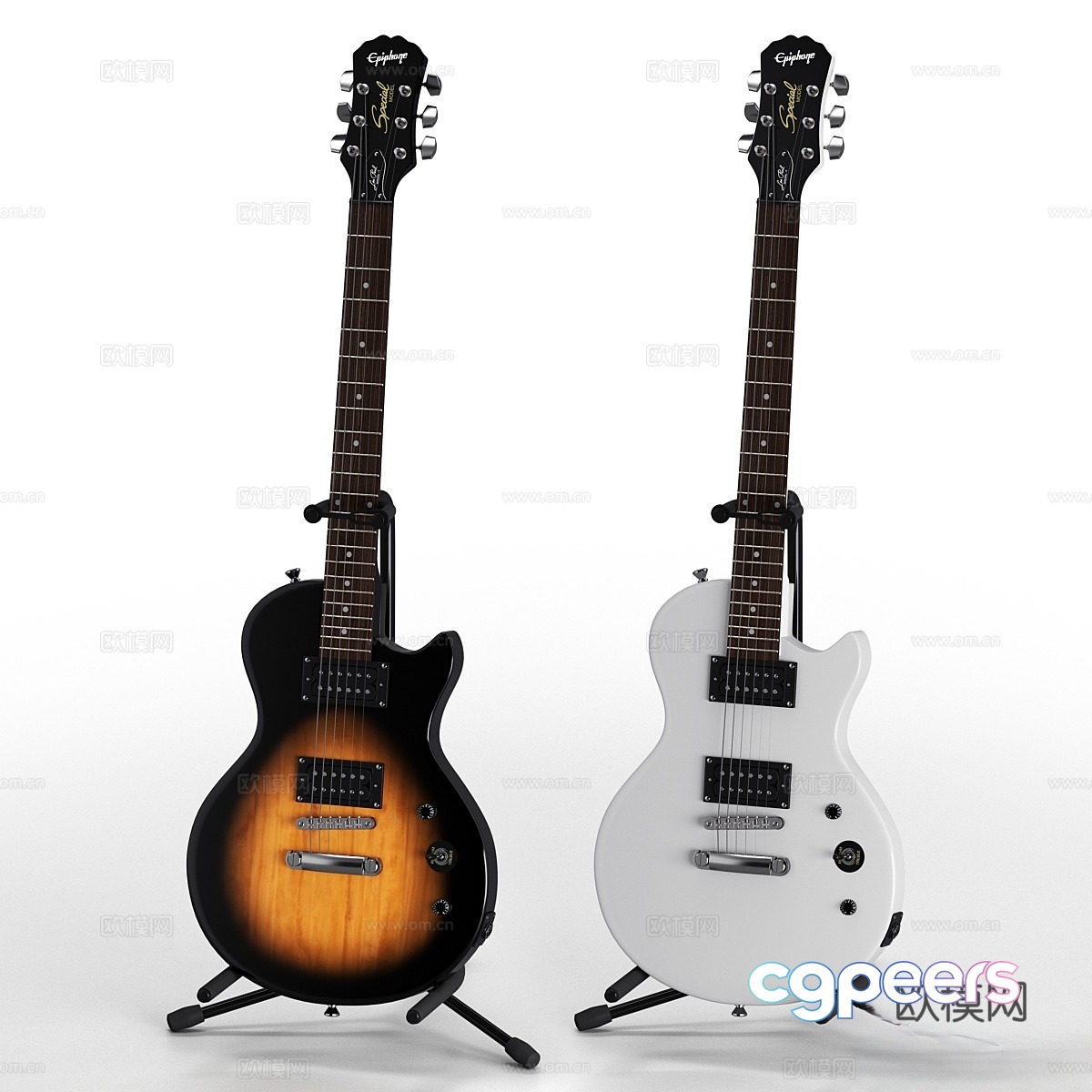 Electric guitar Epiphone Les Paul Special 3d model Electric guitar Epiphone Les Paul Special 3d model