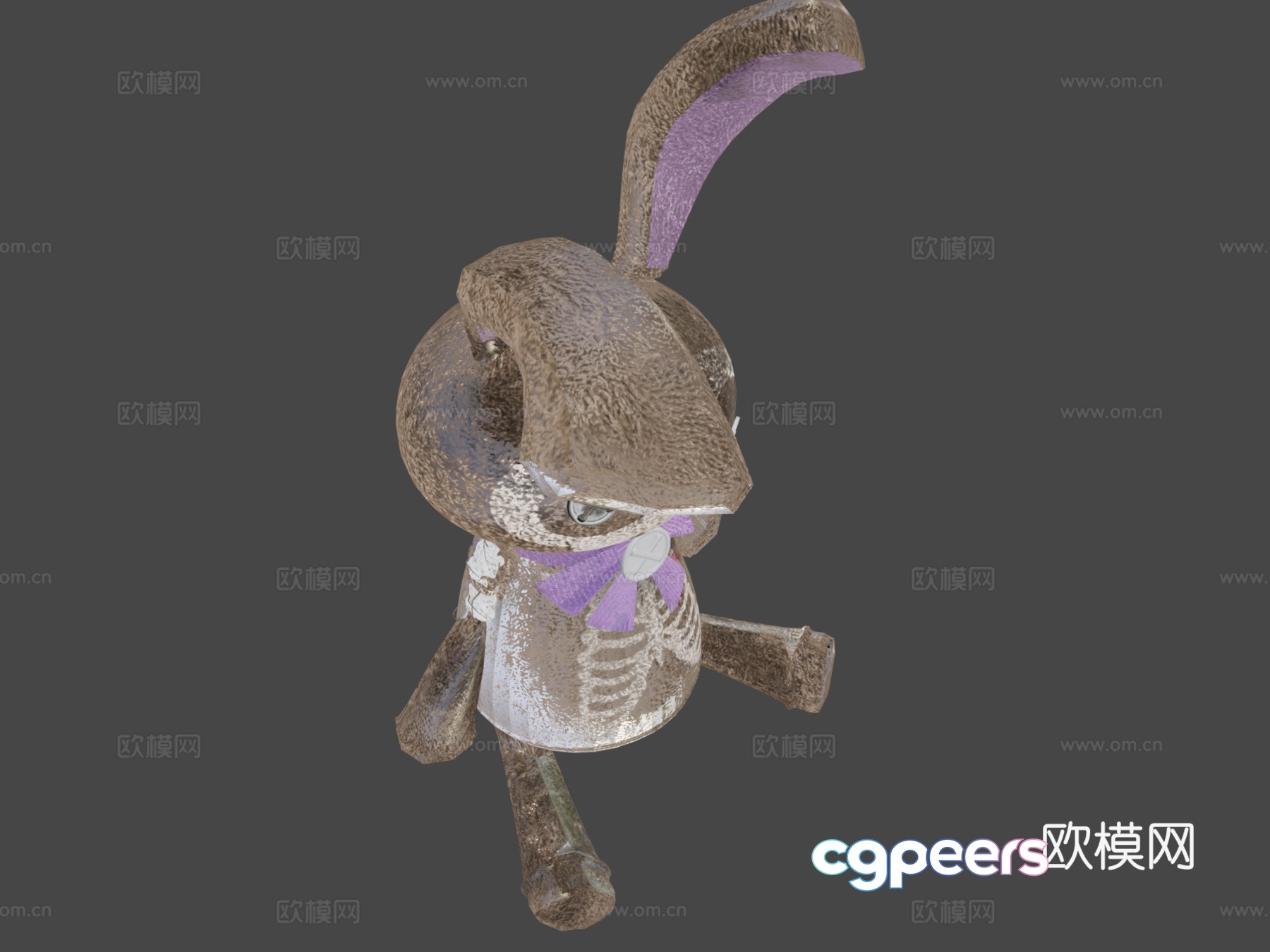 Skeleton Rabbit Plush Toy - Downloadable (Juan Garcia Ueso (NekoKa 3d model Skeleton Rabbit Plush Toy - Downloadable (Juan Garcia Ueso (NekoKa 3d model