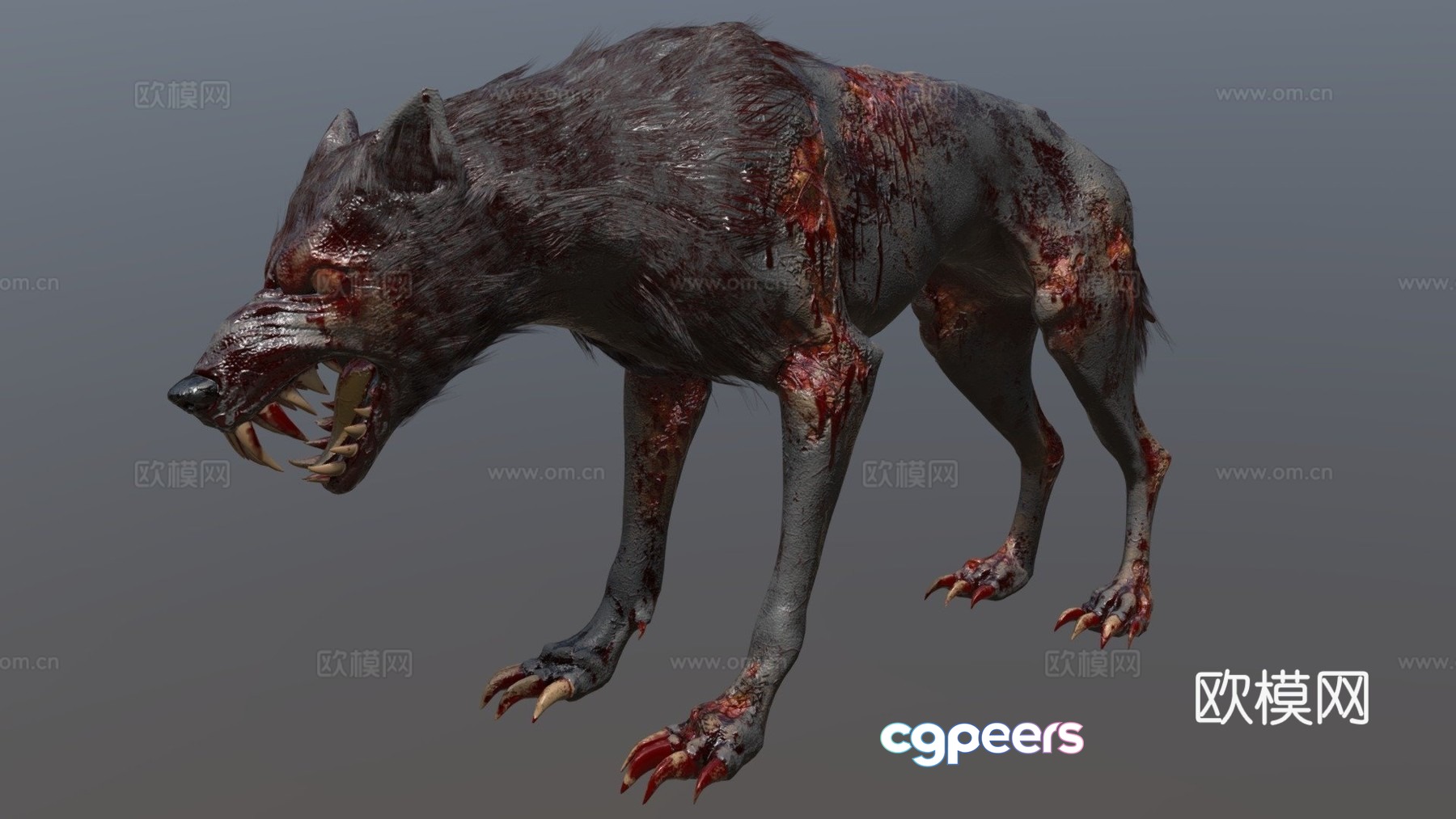 Wolf 3d model Wolf 3d model