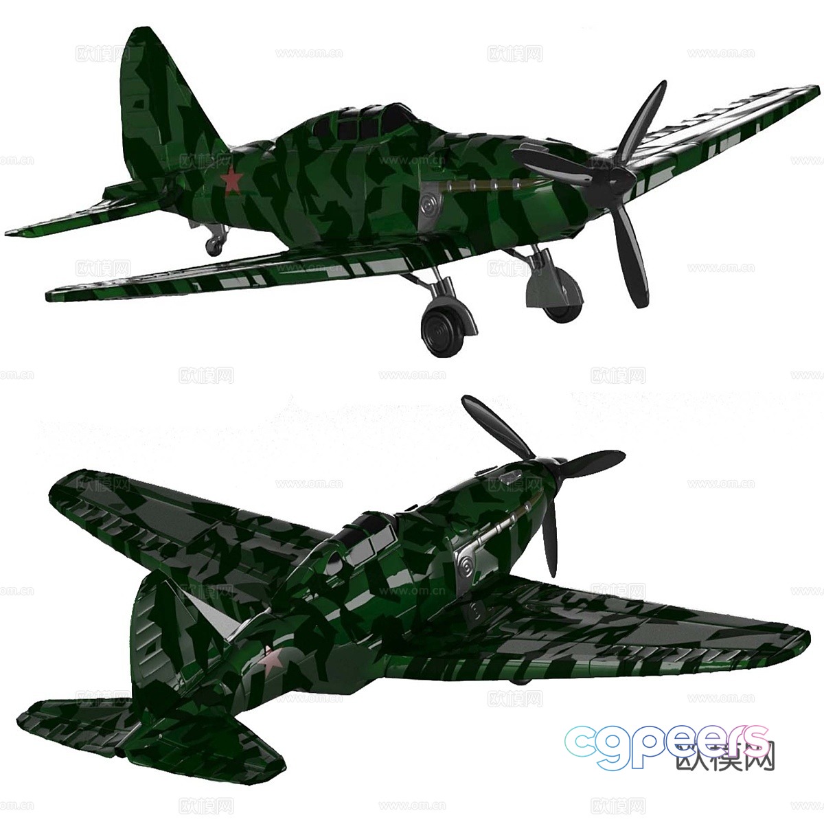 Sukhoi SU-1 aircraft 3d model Sukhoi SU-1 aircraft 3d model