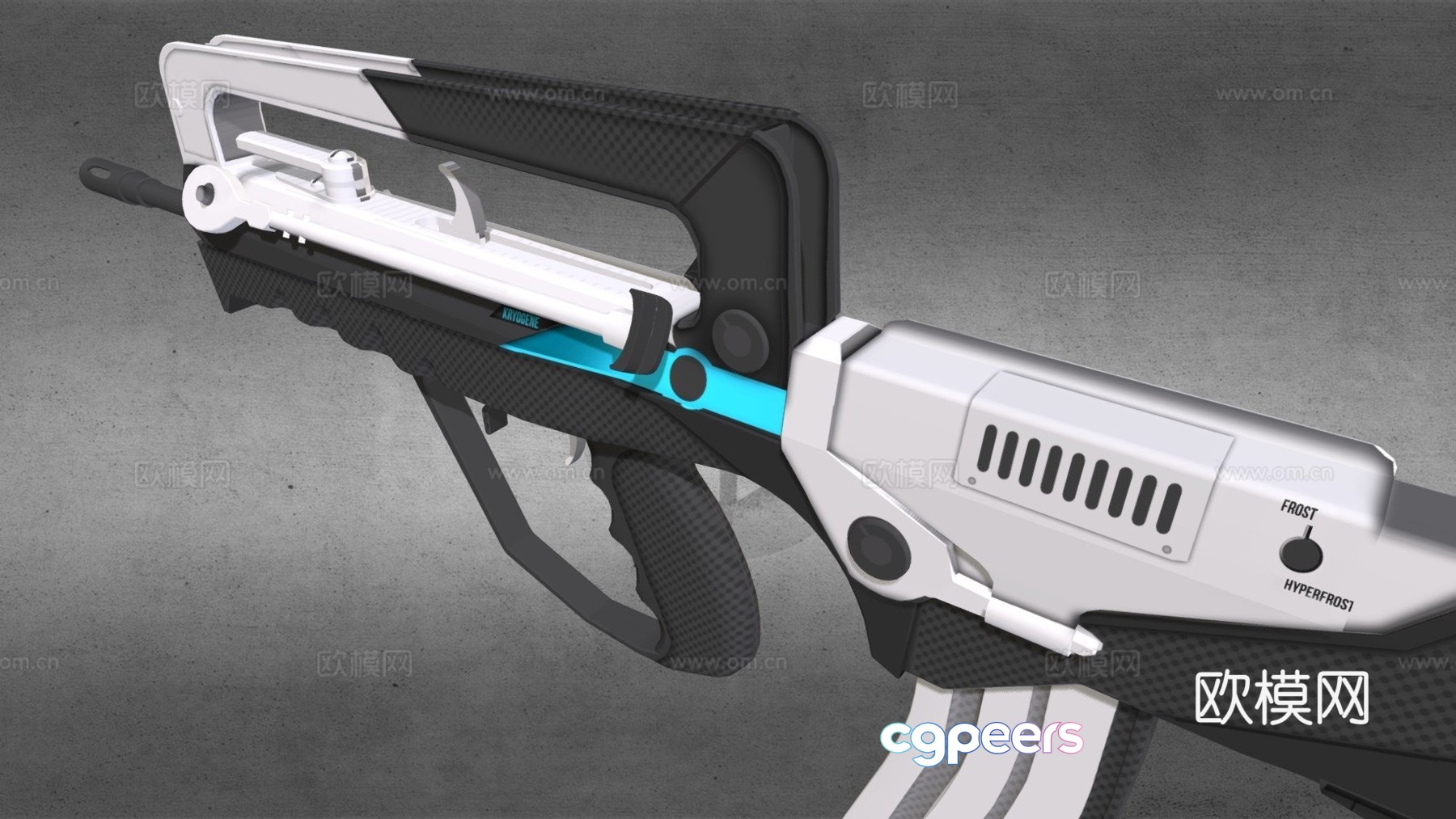Famas cryogenic type 3d model