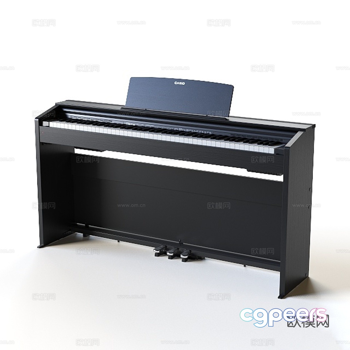 Casio PX-870 BK Privia digital piano 3d model