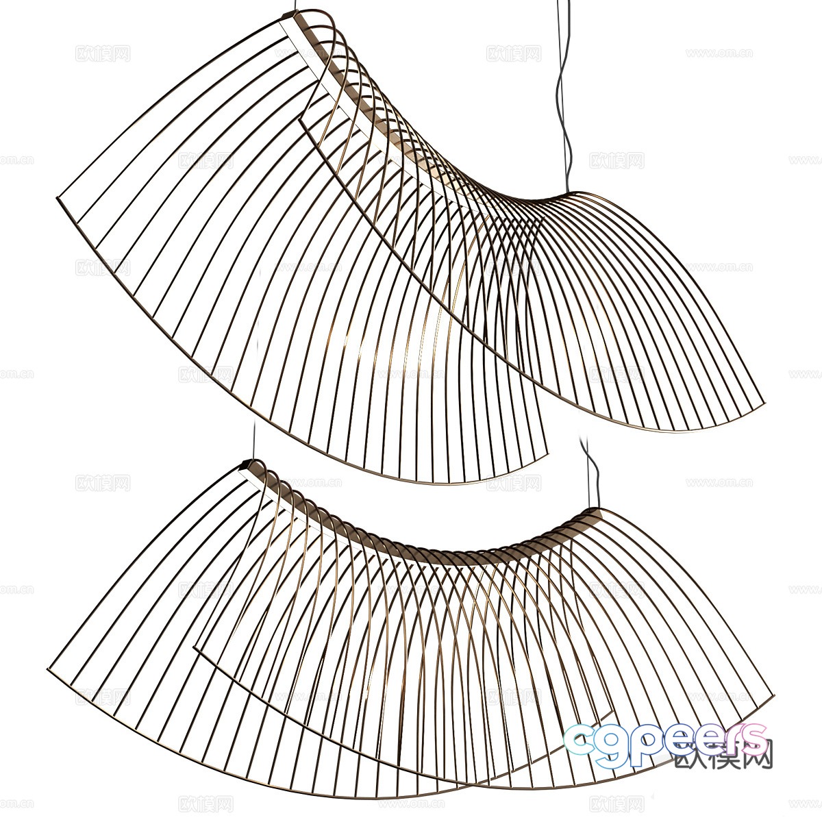 New Chinese style chandelier personalized chandelier 3d model New Chinese style chandelier personalized chandelier 3d model