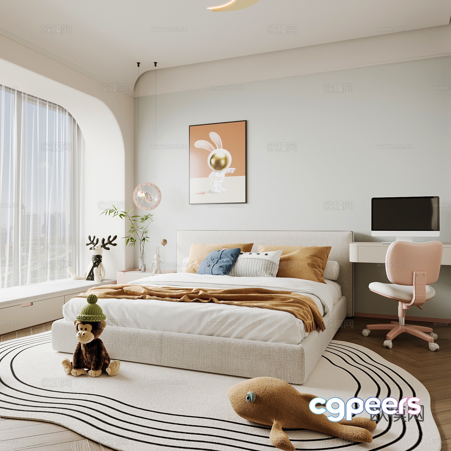 Modern children’s room children’s room 3d model Modern children’s room children’s room 3d model