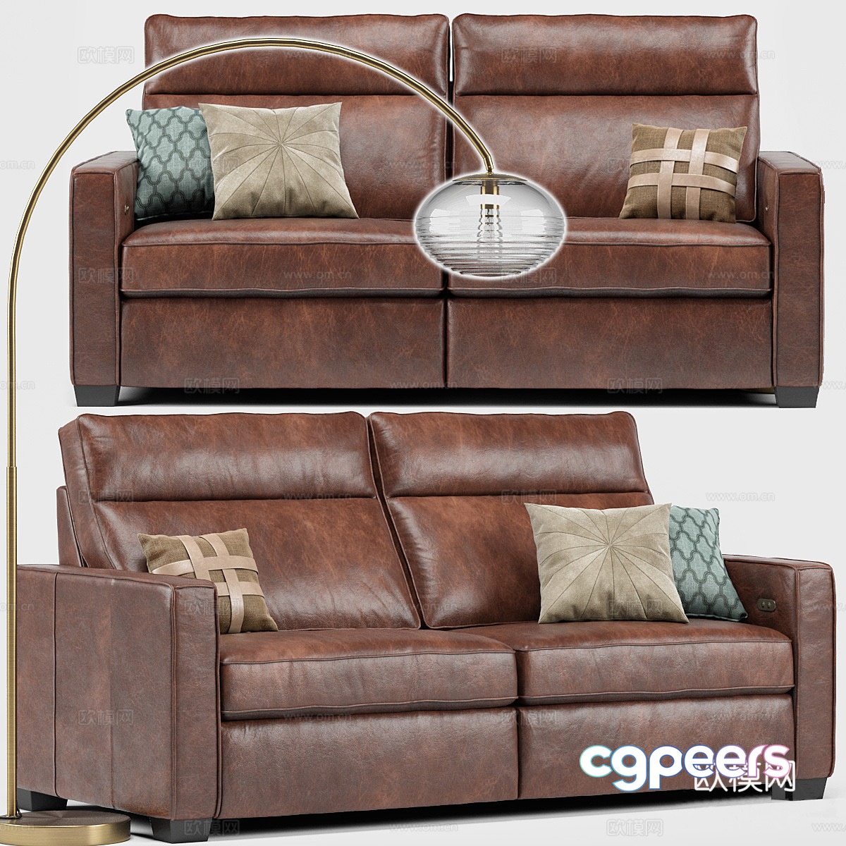 Double sofa 3d model Double sofa 3d model