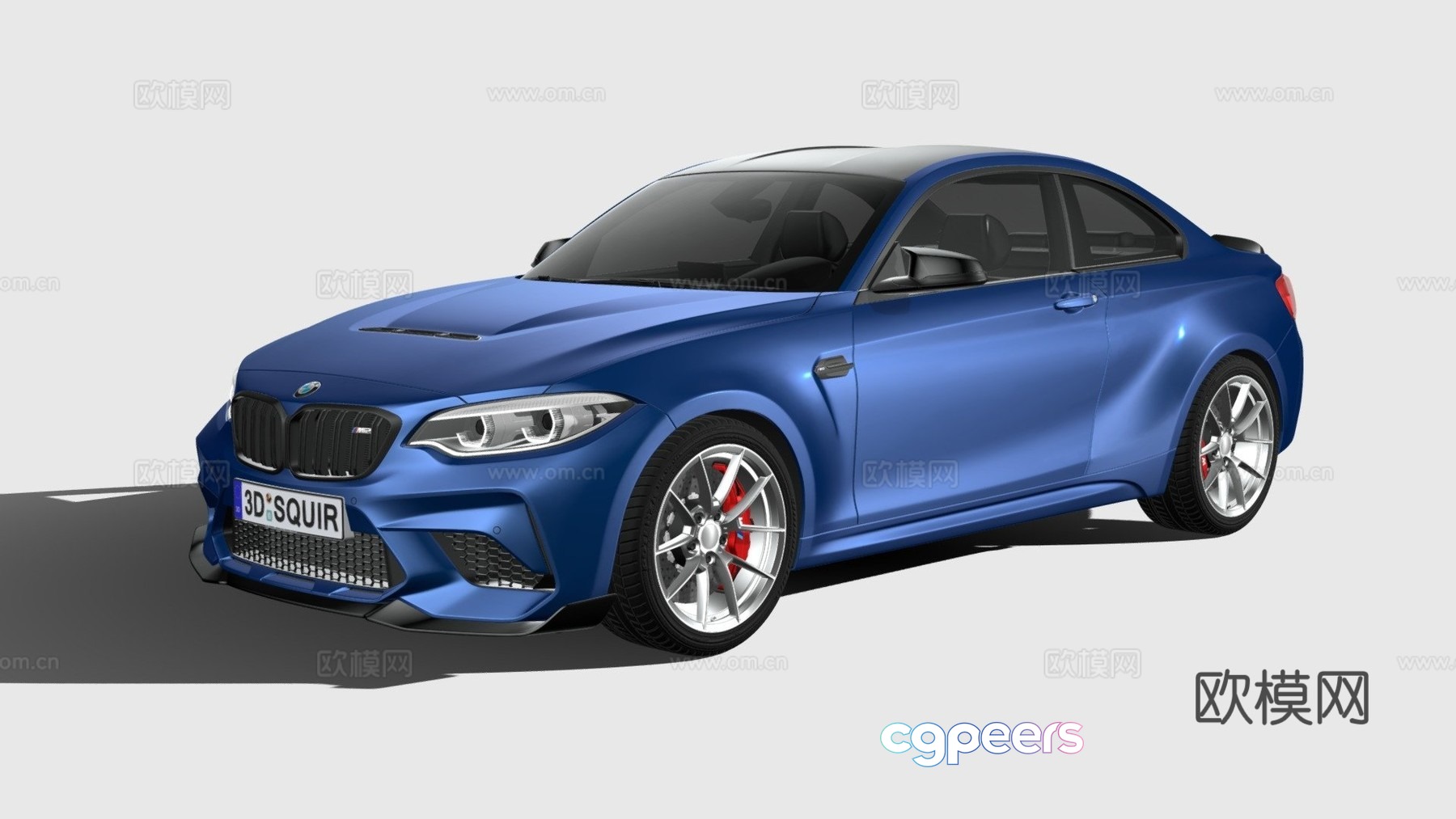 bmw sedan car 3d model bmw sedan car 3d model