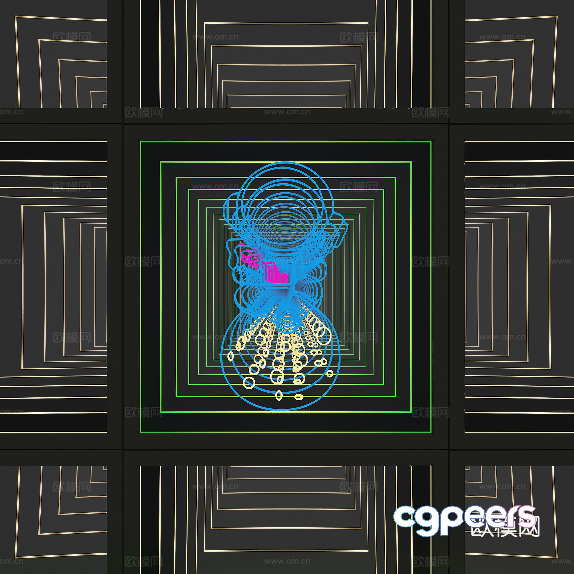 Mirror Abyss Mirror Thousand Layer Mirror 3d model Mirror Abyss Mirror Thousand Layer Mirror 3d model