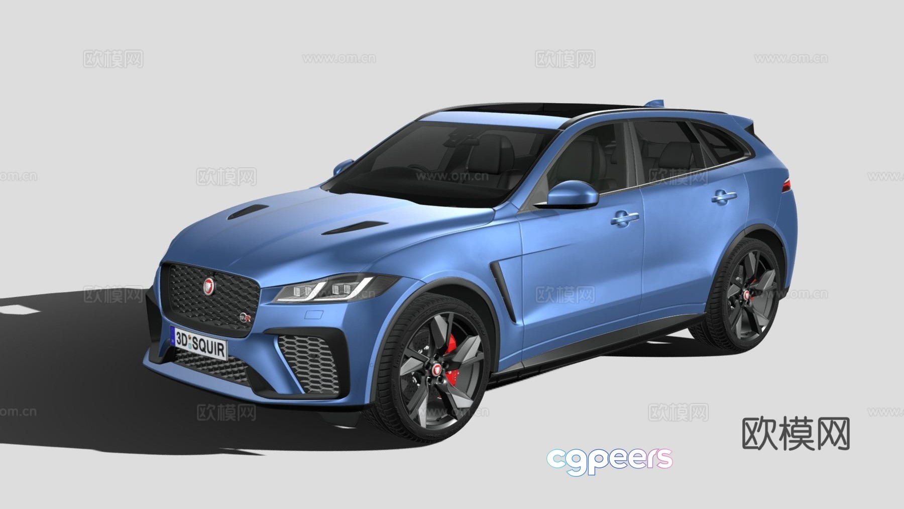 Jaguar car 3d model Jaguar car 3d model
