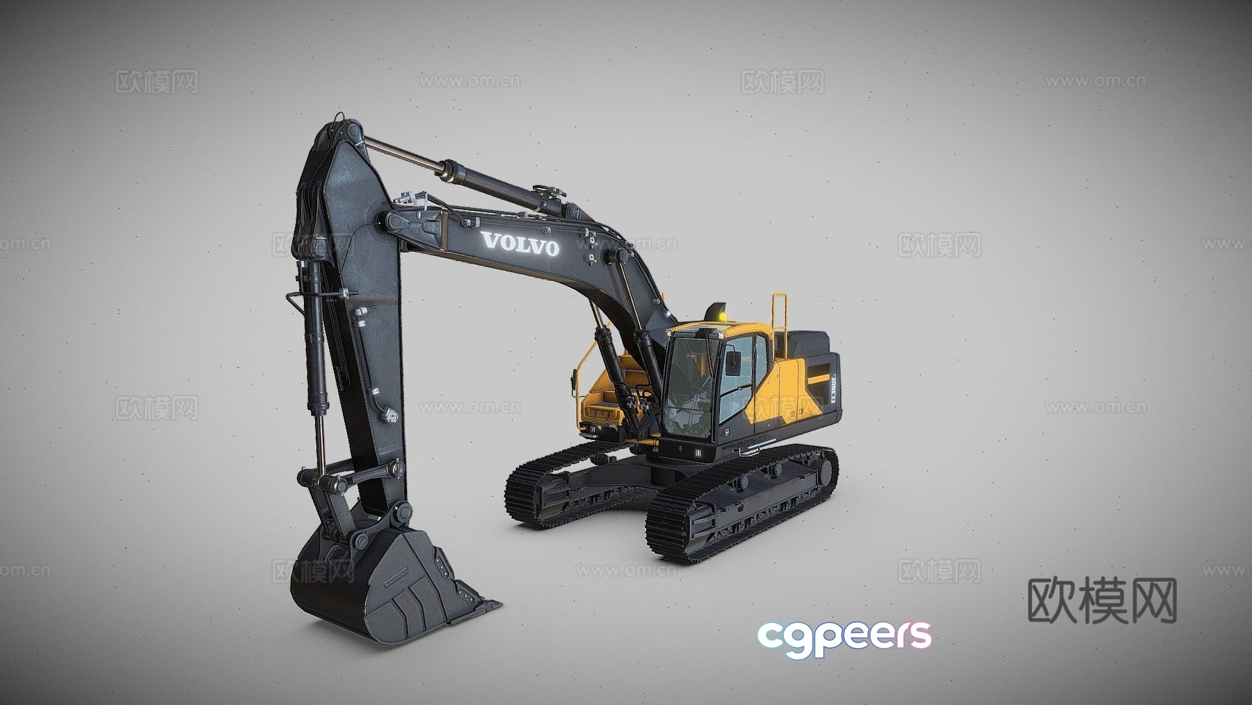 excavator 3d model excavator 3d model
